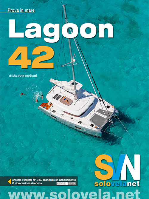 Lagoon 42, la prova in mare del catamarano