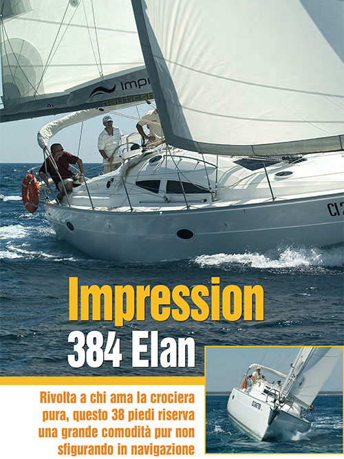 Impression 384 Elan, la prova in mare