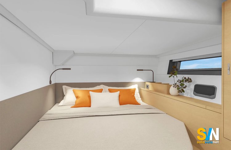 Hanse 590, cabina di poppa