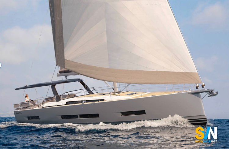 Hanse 590, vista di lato
