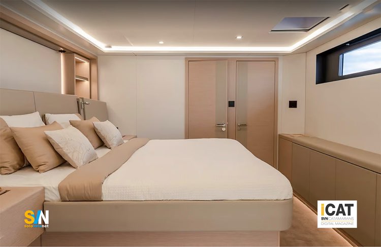 Thira 80, una cabina ospiti