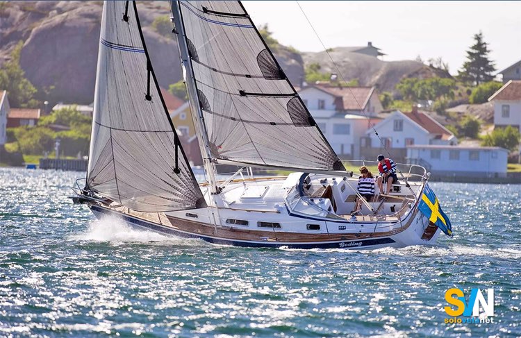 Hallberg Rassy 342, di bolina