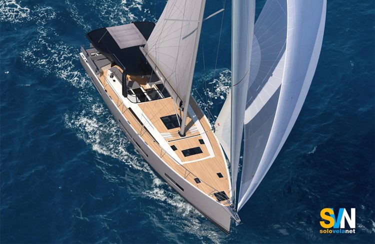 Hanse 590, vista dall'alto