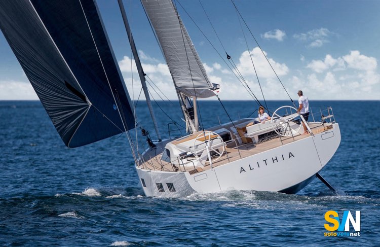 Solaris 80RS, sotto genanker