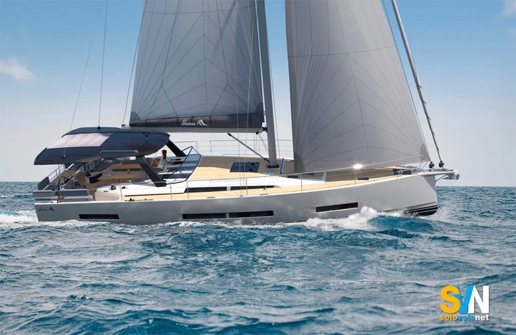 Hanse 590, di bolina2