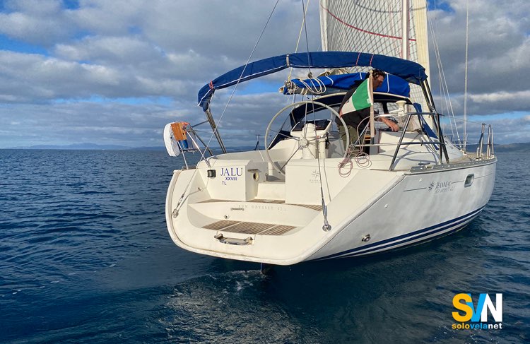 Sun Odyssey 42.2, vista di poppa