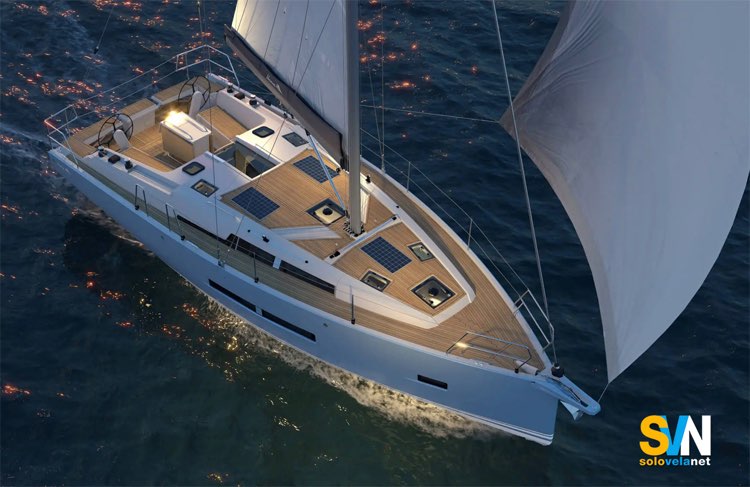 Hanse 360, vista dall'alto