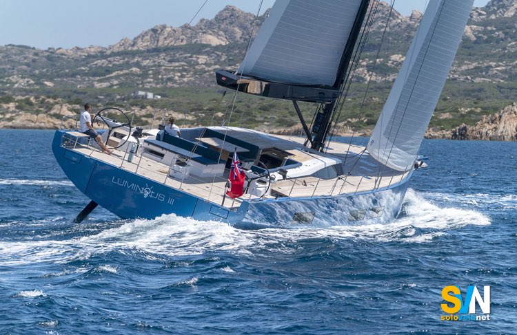 Solaris 74RS, di bolina