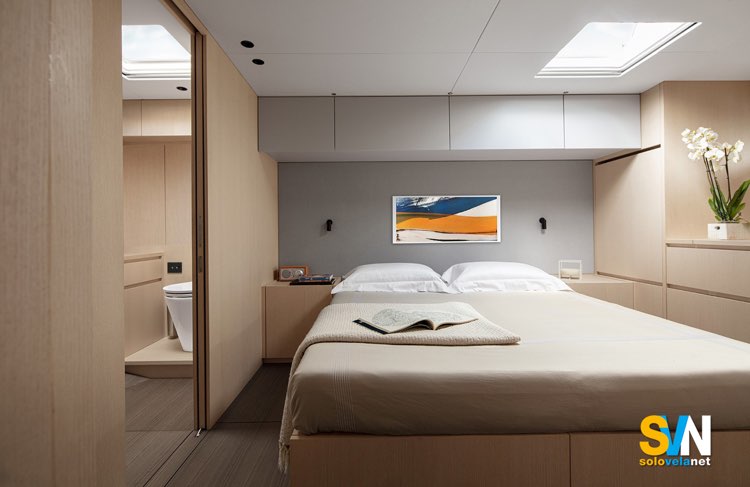 Solaris 80RS, la cabina dell'armatore