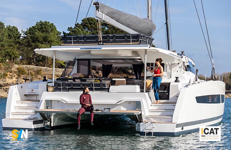 Fountaine Pajot - Aura 51, piattaforma abbassata