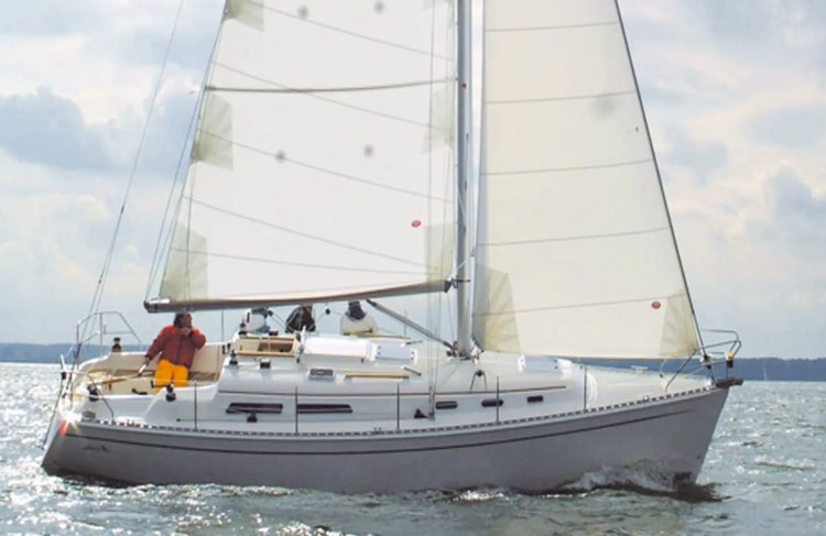 Hallberg Rassy 41, di bolina