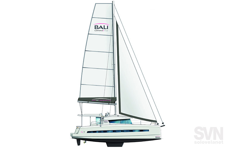 Bali 4.1, il piano velico