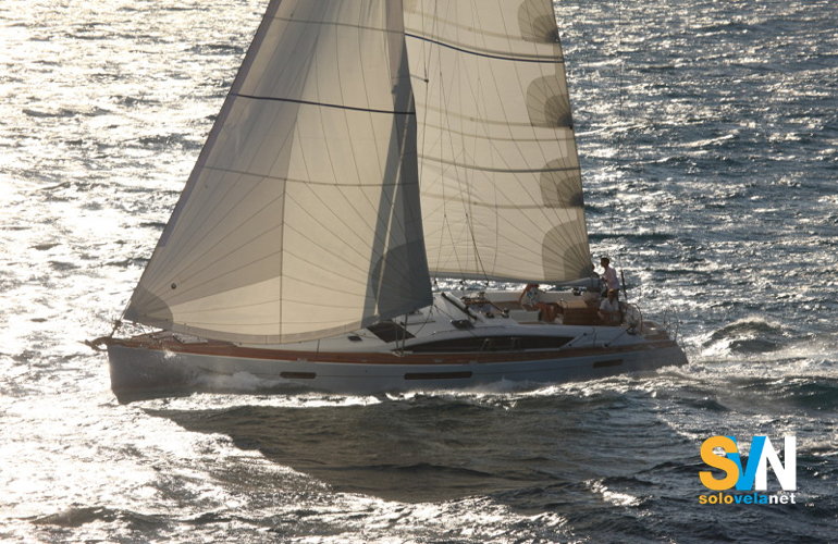Lo Jeanneau 53 in navigazione