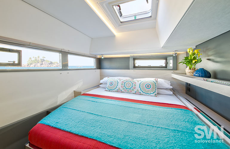 Leopard 45, la cabina armatoriale