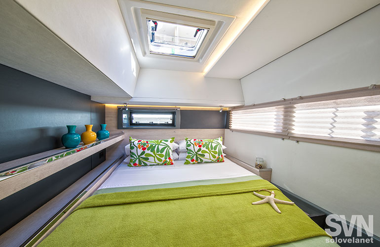 Leopard 45, una cabina ospiti