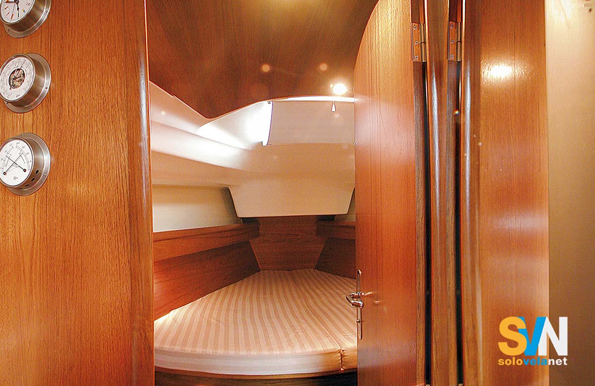 Sun Fast 40, la cabina di poppa