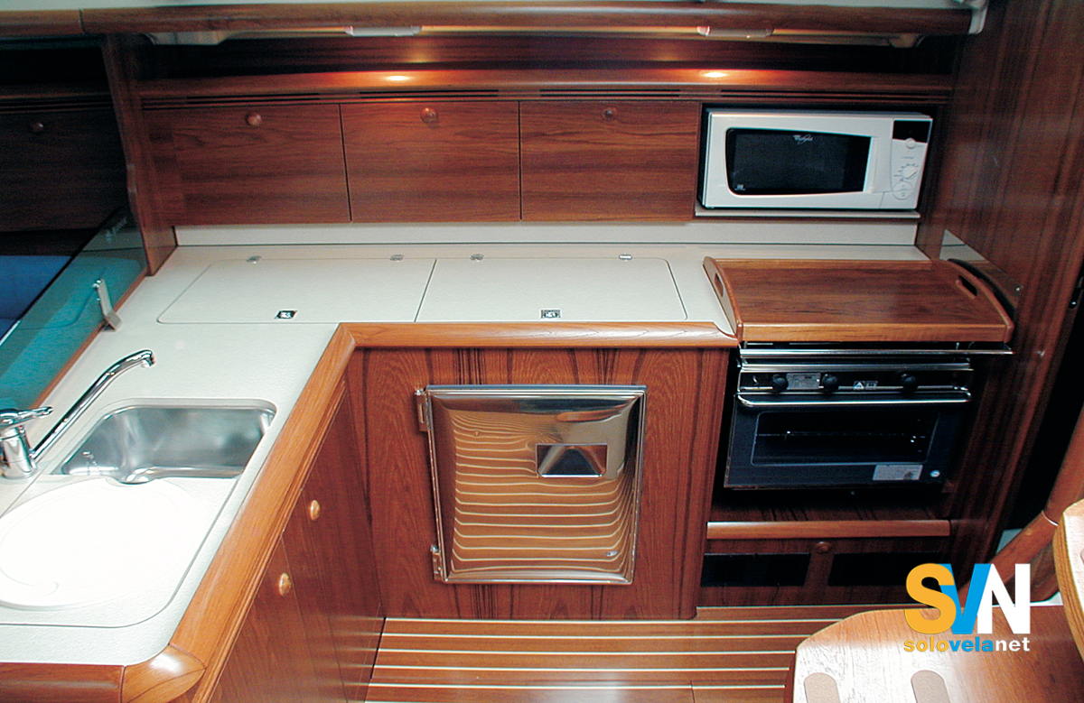 La cucina del Sun Fast 43