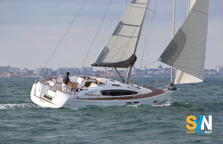 Il Sun Odyssey 41 DS in navigazione