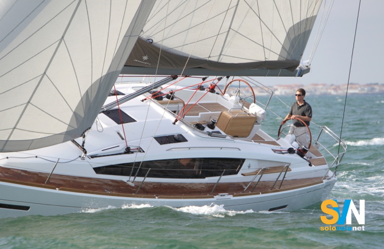Il Sun Odyssey 41 DS in navigazione