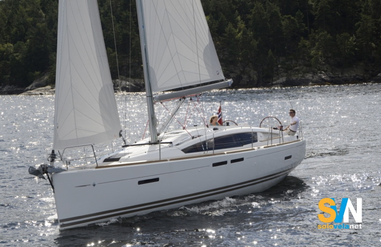 Il Sun Odyssey 41 DS in navigazione