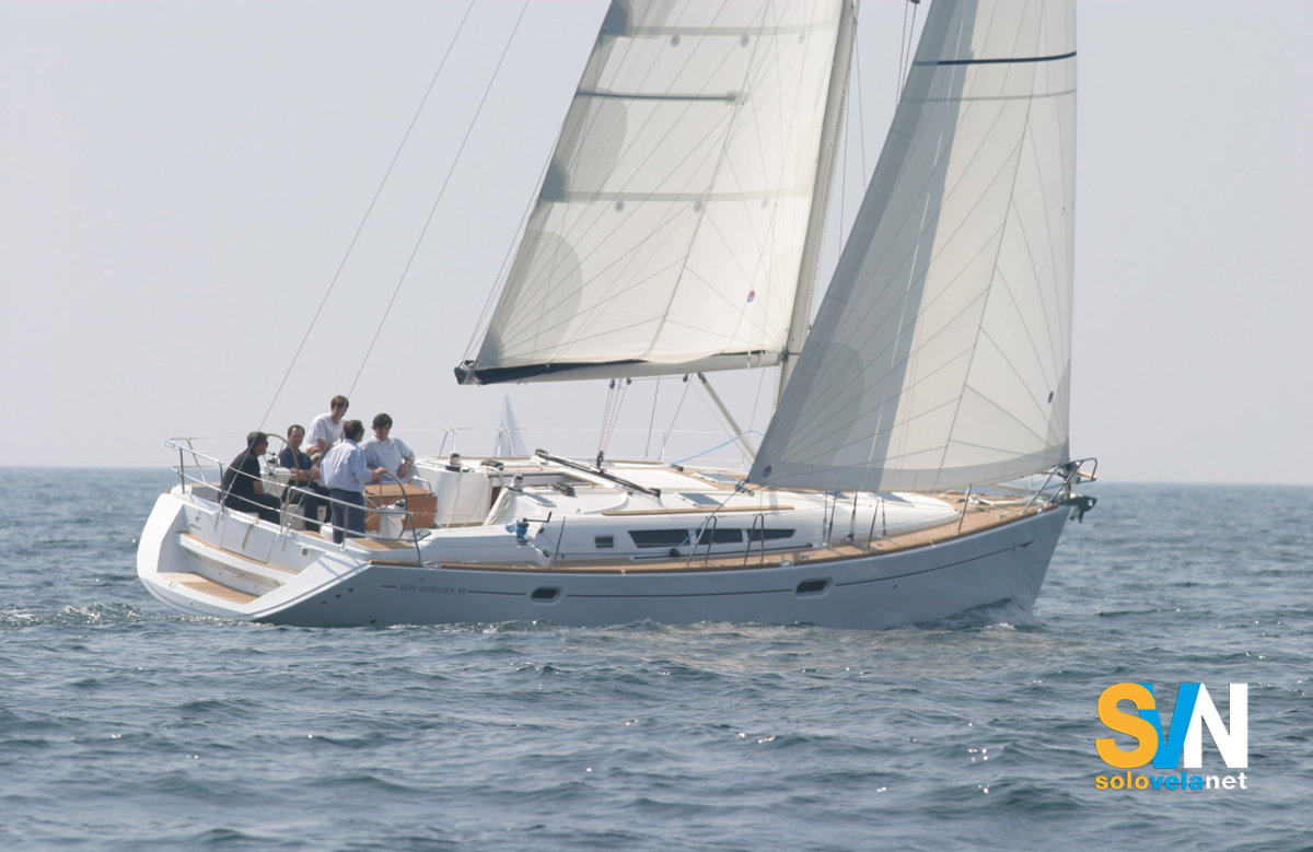 Il Sun Odyssey 45 in navigazione