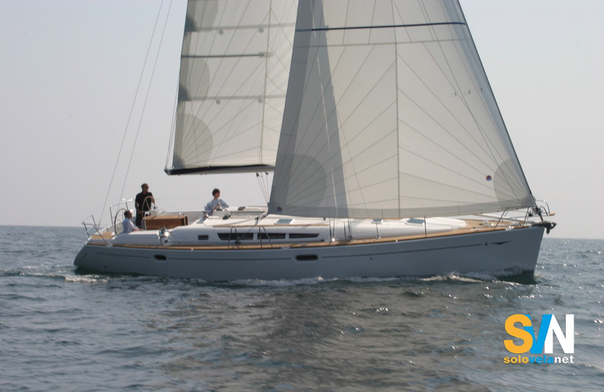 Il Sun Odyssey 45 in navigazione