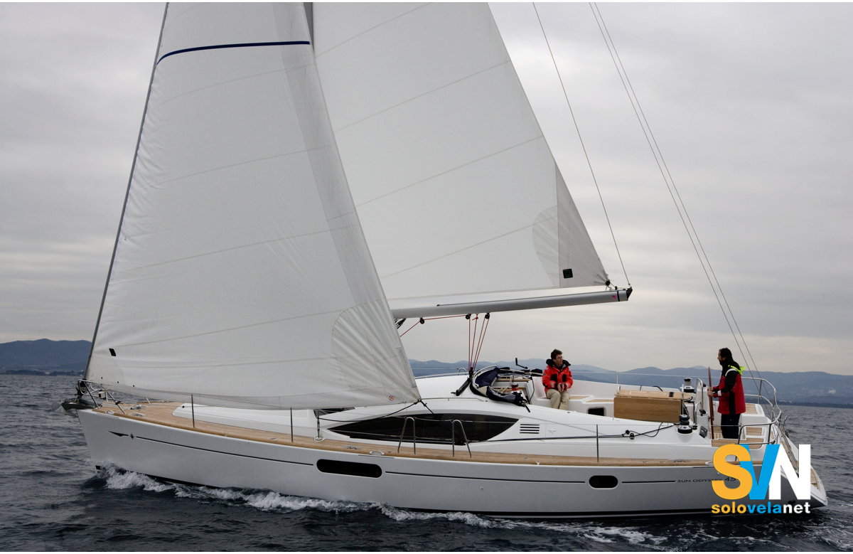 Il Sun Odyssey 45 DS in navigazione