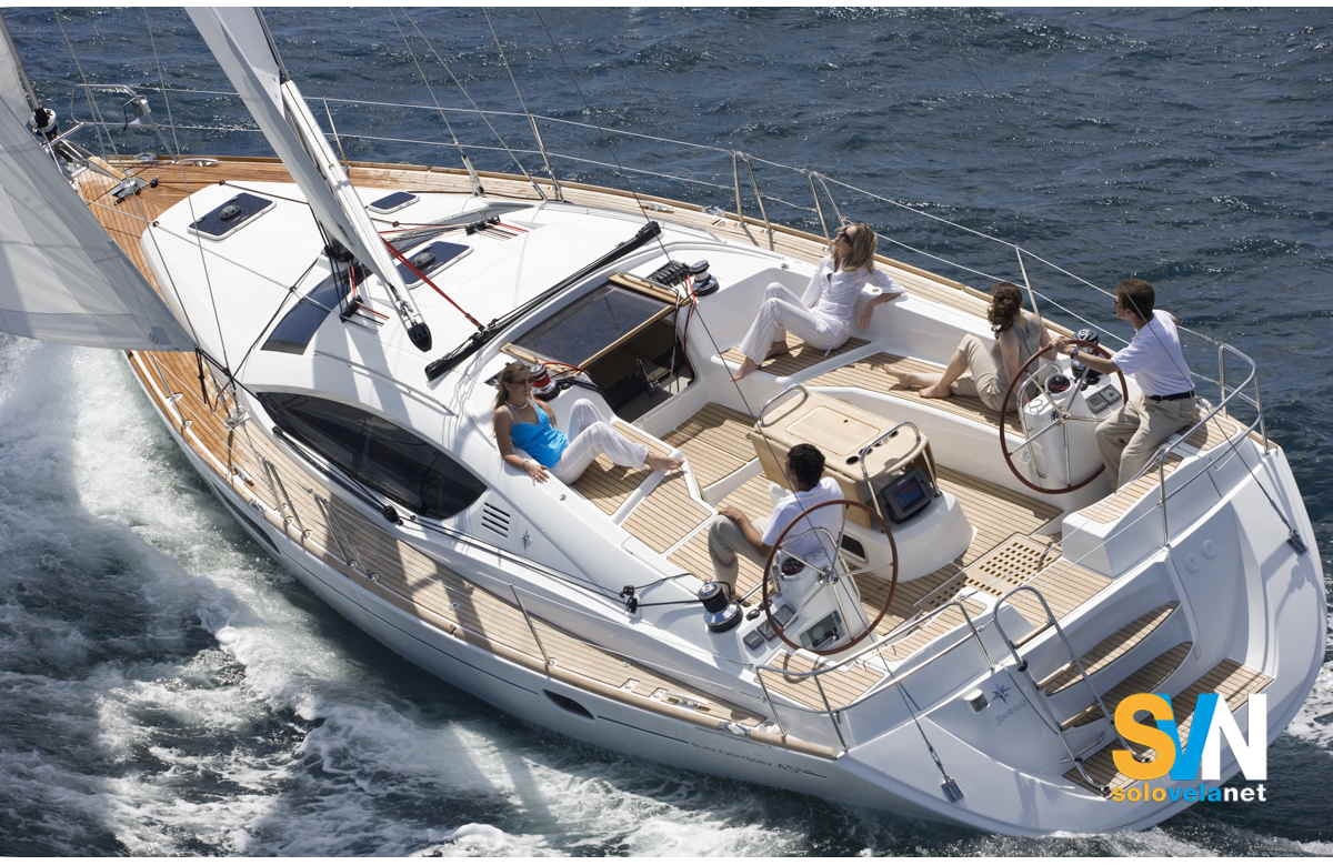 Il Sun Odyssey 45 DS in navigazione