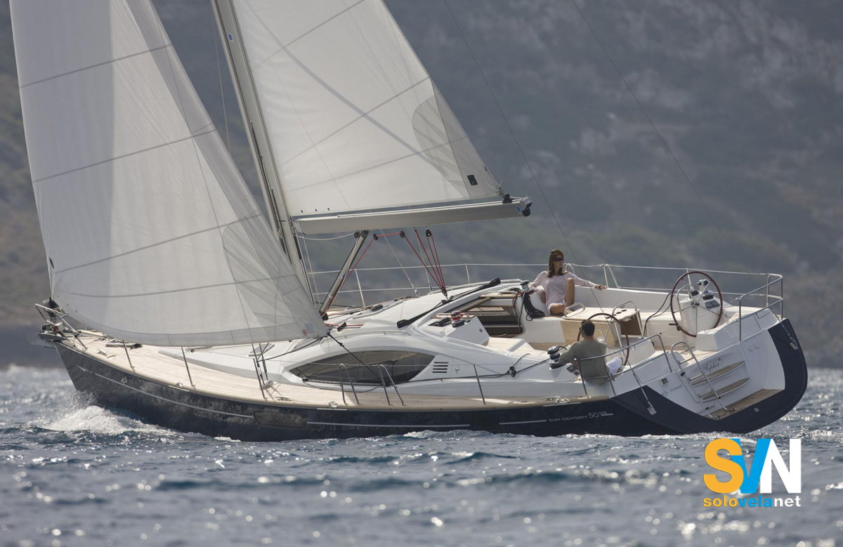 il Sun Odyssey 50 DS in navigazione
