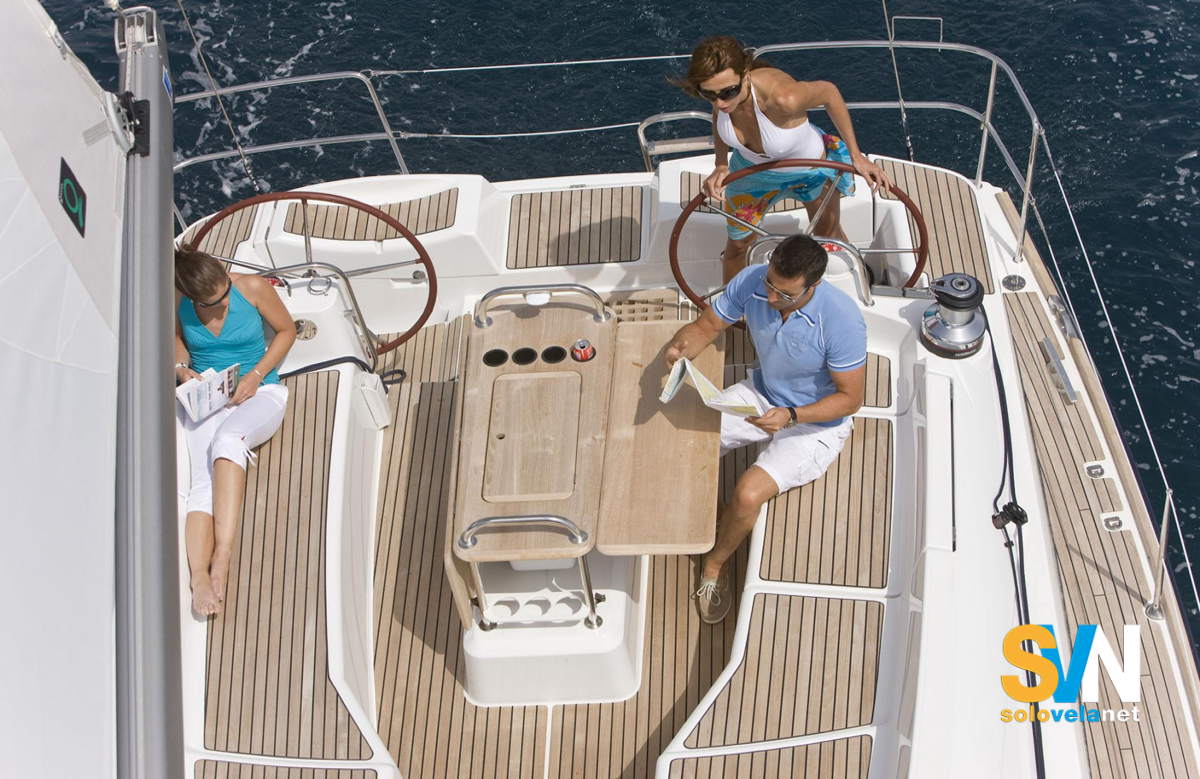 Il pozzetto del Sun Odyssey 50 DS