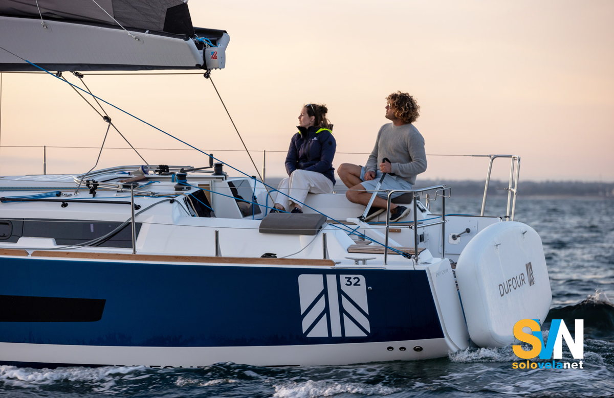 Il Dufour 32 in navigazione