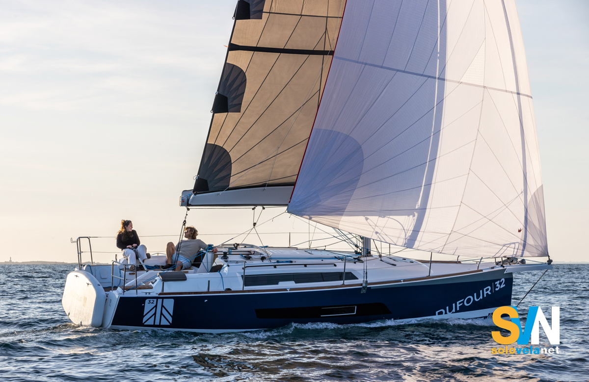 Il Dufour 32 in navigazione con Code 0