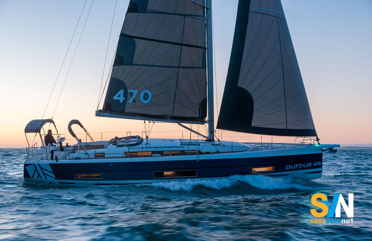 Il Dufour 470 in navigazione