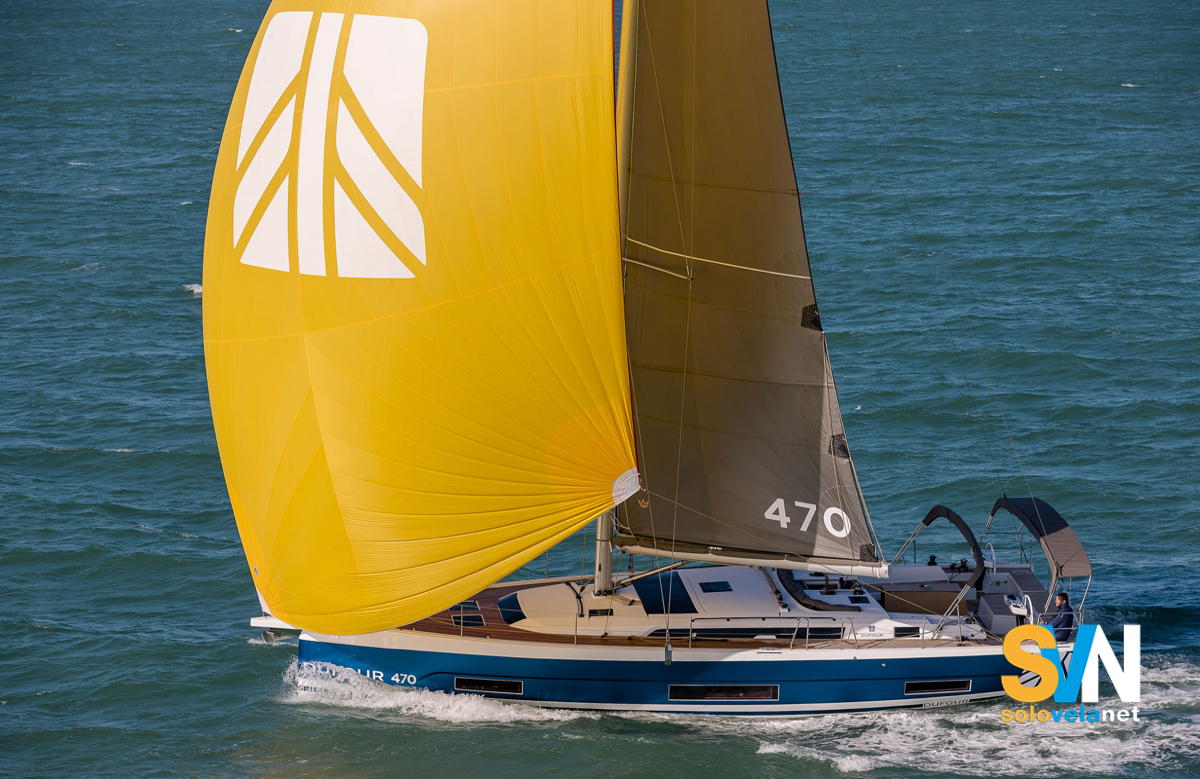 Il Dufour 470 in navigazione