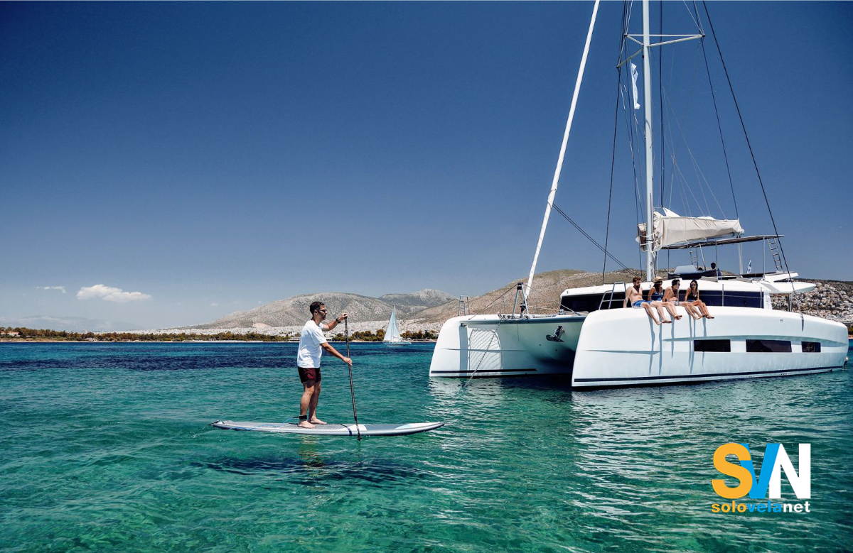 Il Dufour Catamarans 48 all'ancora
