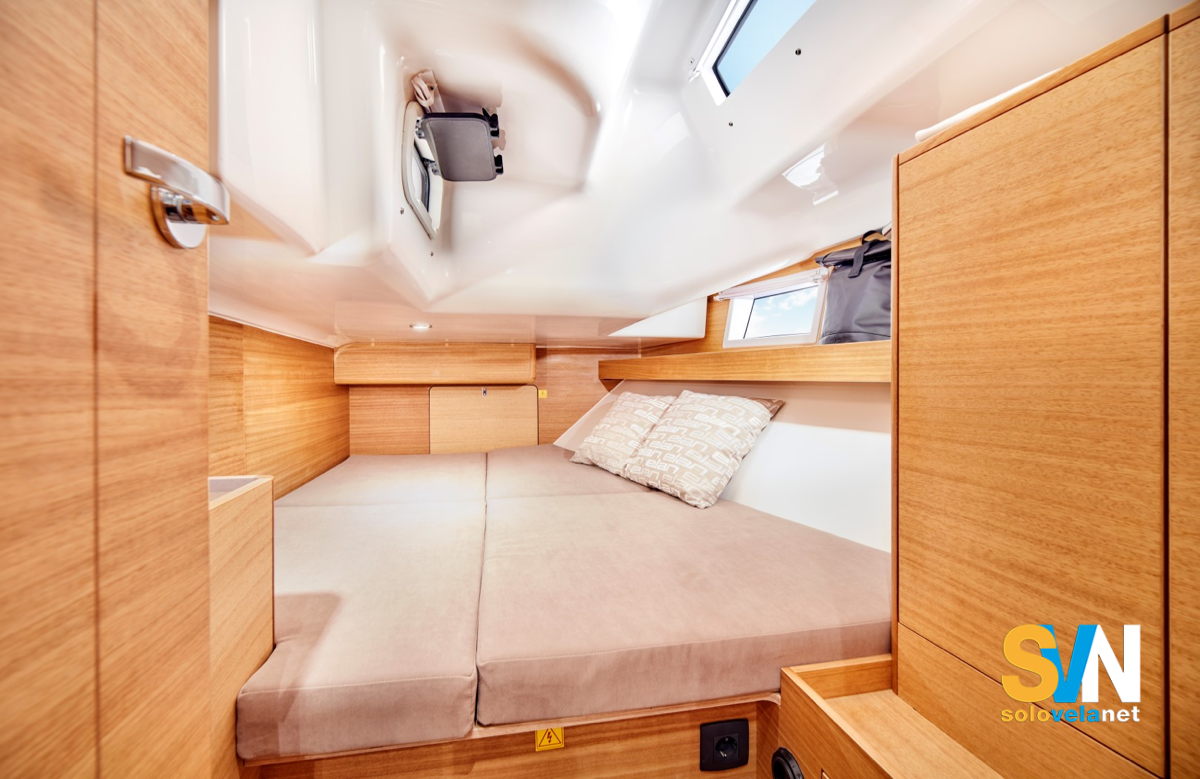 Una delle cabine di poppa dell'Impression 40.1