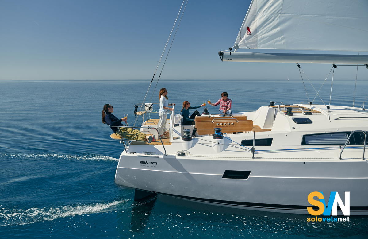 La poppa dell'Impression 50.1