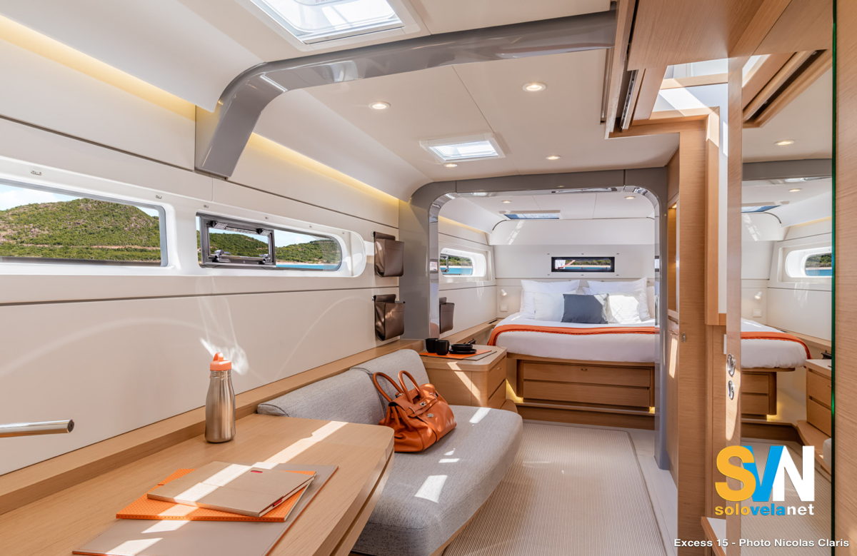 Una delle cabine dell'Excess 15
