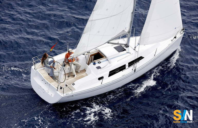 L'Hanse 320 di bolina