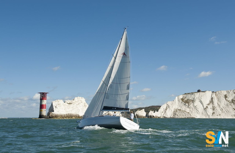 L'Hanse 345 di bolina
