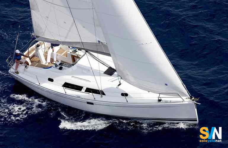 L'Hanse 370 di bolina