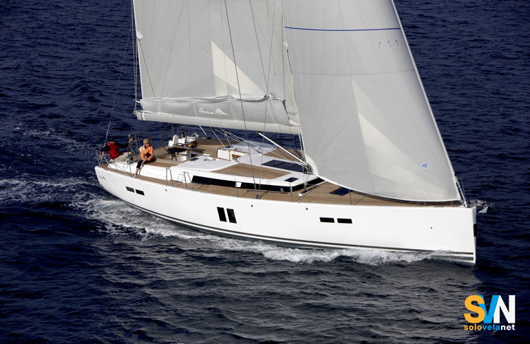 Lo scafo del 545 è lo stesso dell'Hanse 540