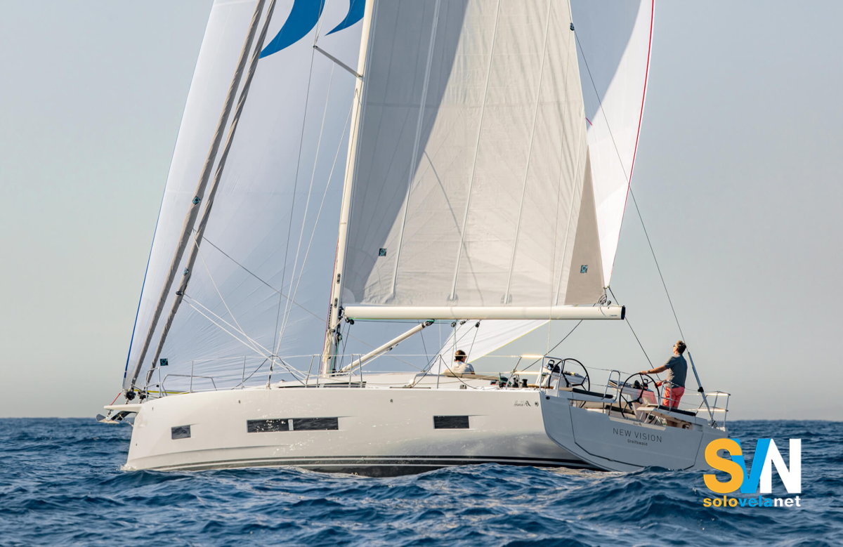 L'Hanse 460 in navigazione sotto gennaker