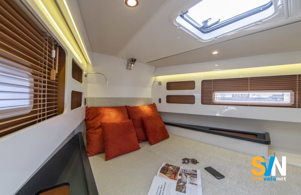 La cabina di prua dell'RM 1180