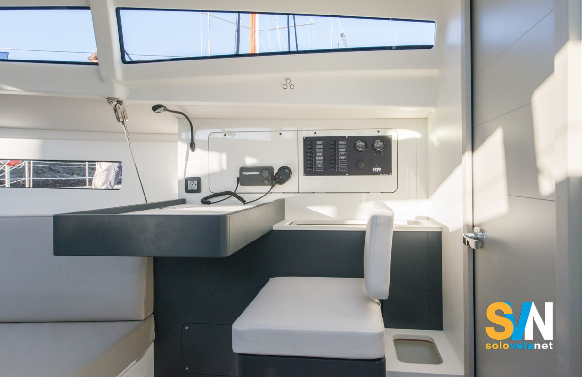 La zona carteggio dell'RM 970