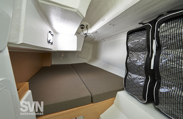 Sun Fast 3600, una delle due cabine gemelle di poppa