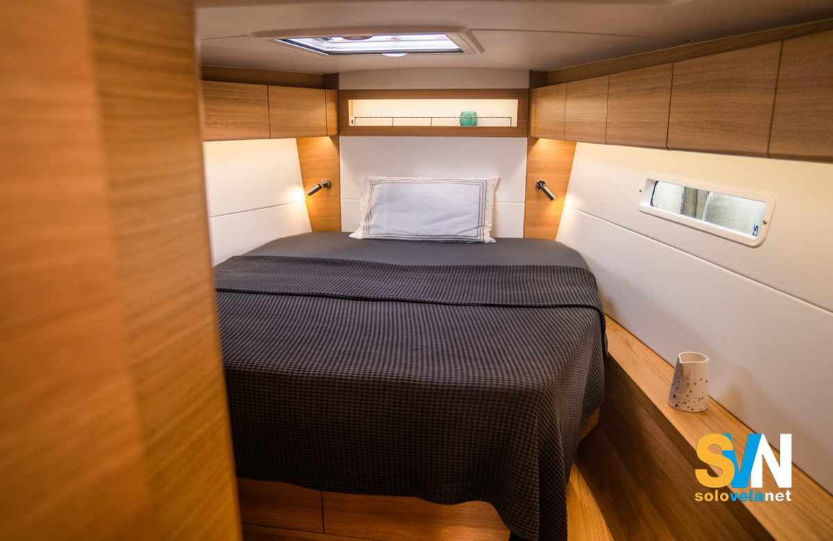 La cabina armatoriale di prua dell'X4 (6)