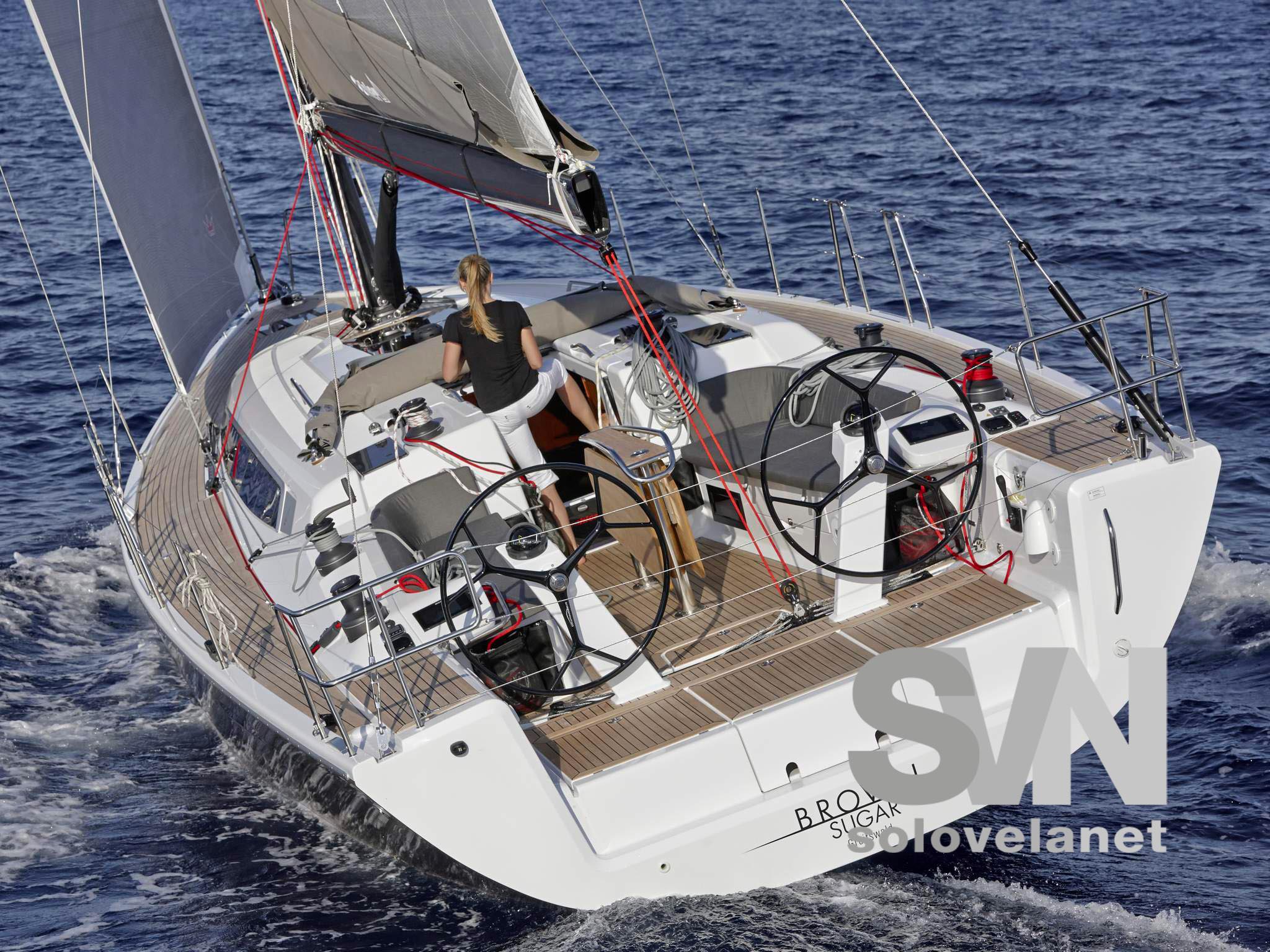 Dehler 46 - la poppa completamente aperta