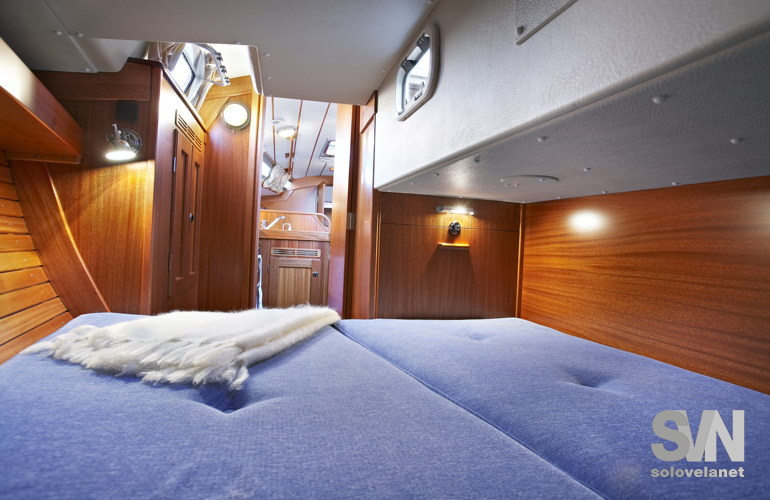 Hallberg Rassy 31, cabina di poppa