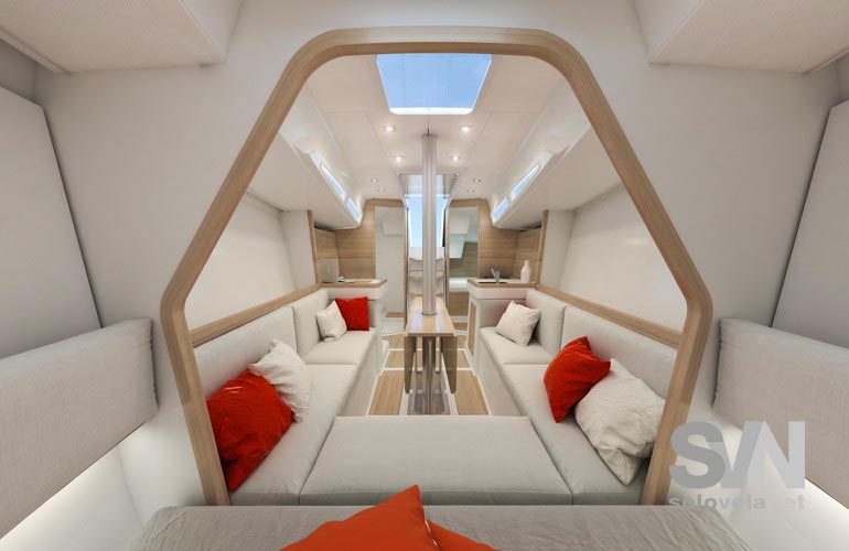 Grand Soliel 34, cabina di prua